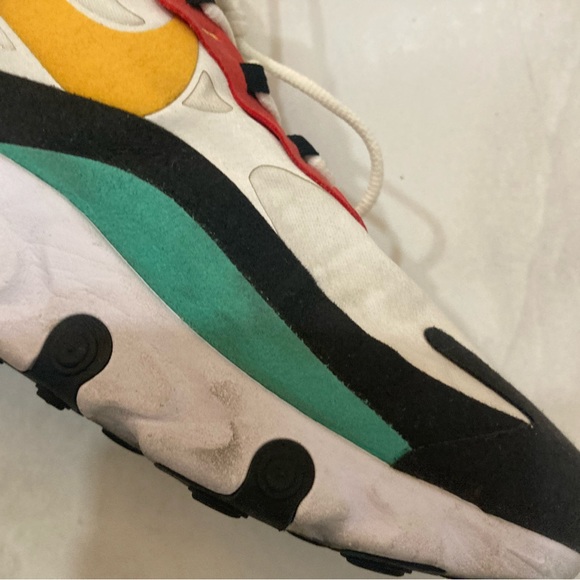 Nike air max 270 react , phantom/university gold size 12 men